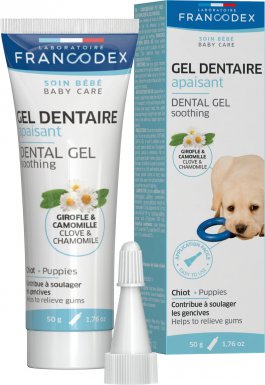 Francodex łagodzący żel dentystyczny dla szczeniąt 50g 