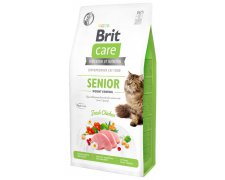 Brit Care Cat Grain Free Senior Weight Control odchudzająca karma dla starszych kotów