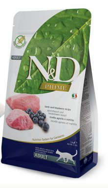 Farmina N&D Prime Grain Free Lamb & Blueberry Adult Cat