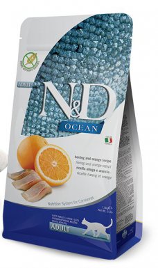 Farmina N&D Grain Free Ocean Cat Adult Herring Orange