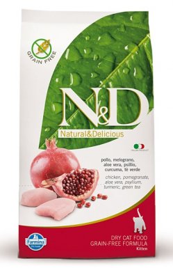 Farmina N&D Prime Grain Free Kitten Chicken & Pomegranate bezzbożowa karma dla kociąt