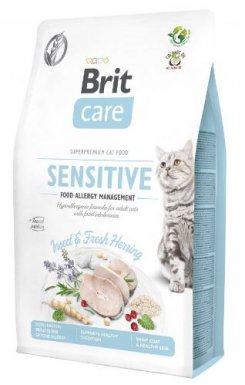 Brit Care Grain Free Insect&Herring Sensitive owady i śledź karma dla kotów wrażliwych