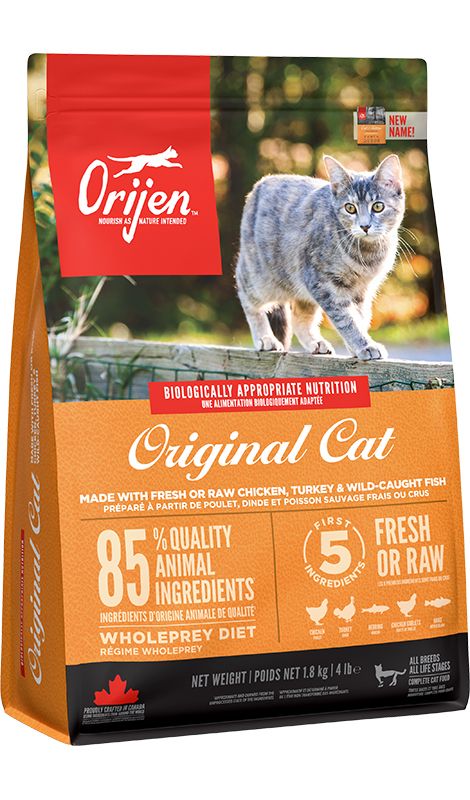 Orijen Orginal Cat sucha karma dla kotów w każdym wieku z kurczakiem, indykiem i dzikimi rybami 