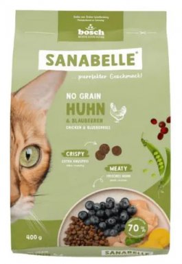 Sanabelle Adult No Grain Hunh bezzbożowa, sucha karma dla kotów z kurczakiem 400g