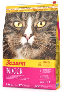 Josera Kot Indoor bezzbożowa karma dla kotów domowych o umiarkowanej zawartości energii 400g