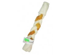 Maced Warkocz Premium Brązowo - Biały 25cm