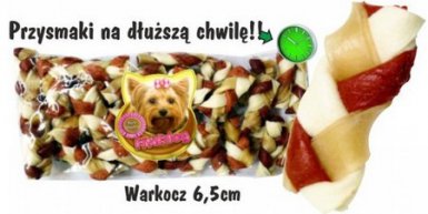 Prozoo Fine Dog Warkoczyk Standard 6,5cm 40szt