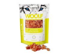 Woolf Chicken Chunkies kwadraciki z kurczaka dla psa 100g
