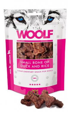 Woolf Small Bone of Duck and Rice mała kostka z mięsa kaczki i ryżu dla psa 100g