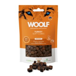 Woolf Soft Cubes Turkey monoproteinowe przysmaki dla psa o smaku indyka 100g