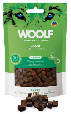 Woolf Soft Cubes Lamb Monoproteinowe przysmaki dla psa o smaku jagnięciny 100g
