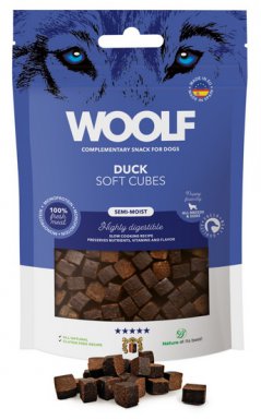 Woolf Soft Cubes Duck Monoproteinowe przysmaki dla psa o smaku kaczki 100g