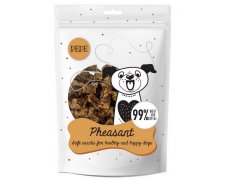 Pepe Paka Zwierzaka Mini Chunkies bażant przysmak dla psów 99% mięsa i podrobów z bażanta 70g