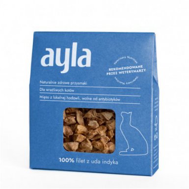 Ayla Filet z Uda Indyka liofizowany przysmak dla kota 28g