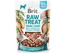 Brit Raw Treat Dog Skin & Coat Fish & Chicken Liofilizowane smakołyki ze świeżą rybą i kurczakiem 40g
