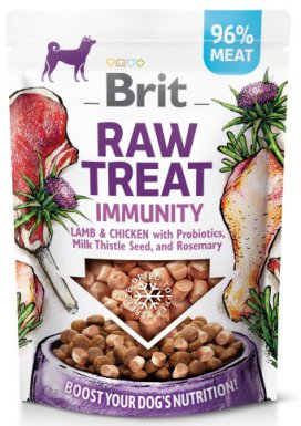 Brit Raw Treat Dog Immunity Lamb & Chicken liofilizowane smakołyki z jagnięciną i kurczakiem 40g