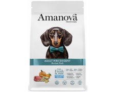 Amanova Dog Adult Mini Exigent Iberian Karma dla psów ras malych z wieprzowiną