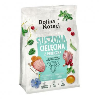 Dolina Noteci Premium dla dorosłych psów małych ras z cielęciną i perliczką 3kg