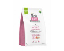Niska cena! Brit Care Dog Sustainable Adult Small Breed Chicken & Insect owady i kurczak dla dorosłych psów małych 1–10kg
