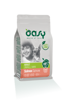 Oasy One Animal Protein Dry Monobiałkowa Karma dla psów dorosłych ras małych z łososiem