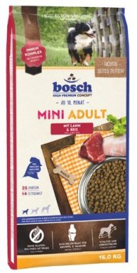 Bosch Mini Adult Lamm & Reis- Jagnięcina i ryż 