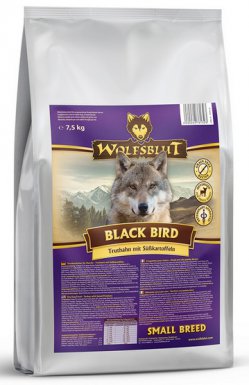 Wolfsblut Dog Black Bird Adult Small hypoalergiczna karma dla małych ras indyk 45% i bataty 