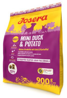 Josera Mini Duck & Potato Adult karma dla dorosłych małych psów z kaczka i ziemniakami 900g