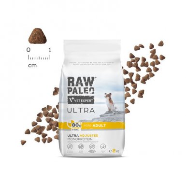 Vet Expert Raw Paleo Ultra Adult Mini Size Turkey monobiałkowa karma z indykiem