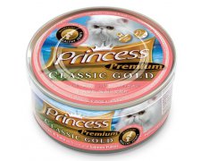 Princess Premium Cat Classic Gold puszka zdrowe stawy kurczak, tuńczyk i płaty łososia 170g