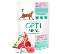 OptimealL Sensitive Digestion Grain Free jagnięcina i indyk w sosie 