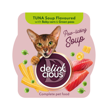 Delickcious Soup Pełnoporcjowa karma dla kota 80g