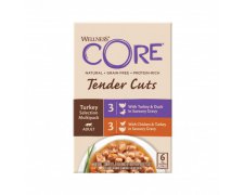 Core Tender Cuts Pute Selection Karma mokra dla kotów dorosłych z indykiem 6x85g