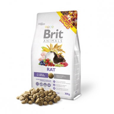 Brit Animals Rat Complete ekstrudowana karma dla szczurów 300g