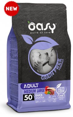 Oasy Grainfree S/Mini bezzbożowa karma dla małych ras z kaczką