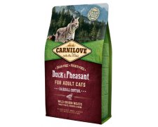 Carnilove Cat Duck & Pheasant Hairball Control - kaczka i bażant