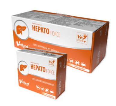Vetfood Hepatoforce na problemy z wątrobą dla psa i kota