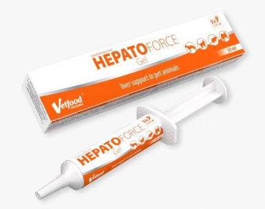 Vetfood HepatoForce Gel na problemy z chorą wątrobą u zwierząt 30ml