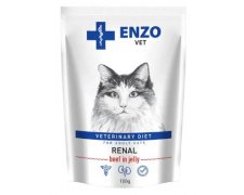 Enzo Vet Renal karma na problemy z nerkami z wolowiną w galarecie dla kota 100g