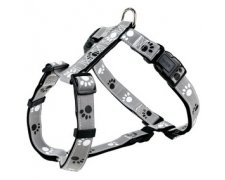 Trixie Silver Reflect H-Harness Szelki odblaskowe dla psa czarne