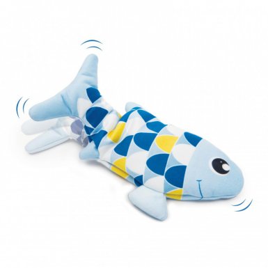 Catit Groovy fish zabawka dla kota z kocimiętką ładowana USB 25cm