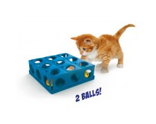 Yarro Tricky zabawka dla kota z 2 piłeczkami 25x25x9cm