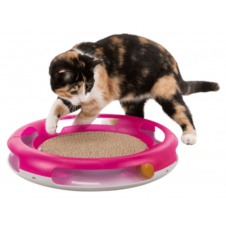 Trixie Race Scratch zabawka dla kota z drapakiem fi 37cm