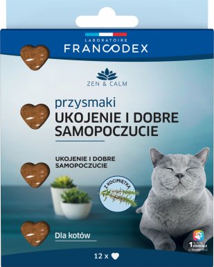 Francodex Przysmak antystresowy dla kota z kocimiętką 12szt.