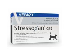 Stressoxan Cat dla kotów przejawiających problemy behawioralne 30 tabletek
