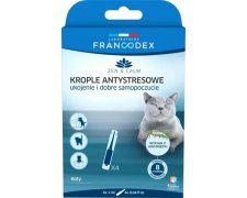 Francodex Krople antystresowe z kocimiętką dla kotów 4x1ml 