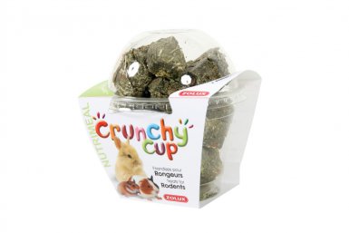  Zolux Crunchy Cup Blocks przysmaki dla gryzoni lucerna z marchewką 200 g