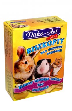 Dako-Art Biszkopty miodowe dla gryzoni 50g