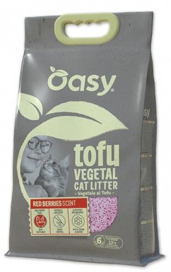 Vegetale Tofu Red Berries biodegradowalny żwirek dla kotów 6L
