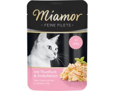 Miamor Kruche Fileciki w galaretce karma mokra dla kota 100g