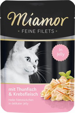 Miamor Kruche Fileciki w galaretce karma mokra dla kota 100g